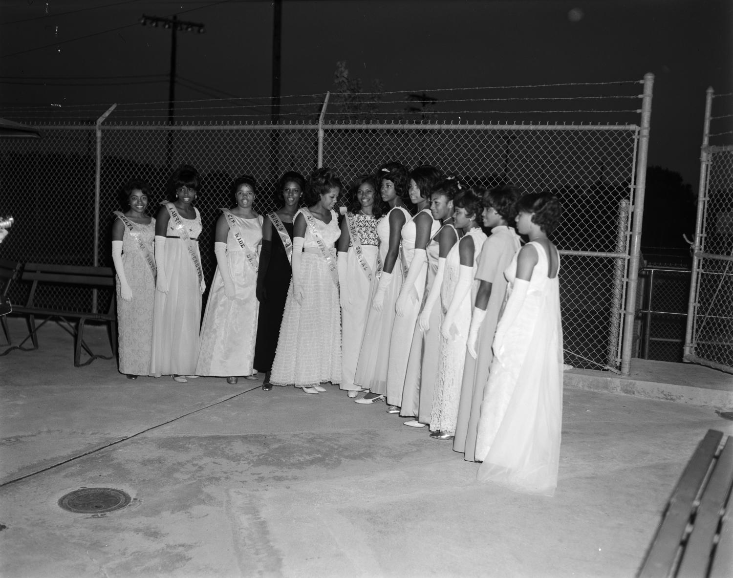 Models at Miss East Austin Contest